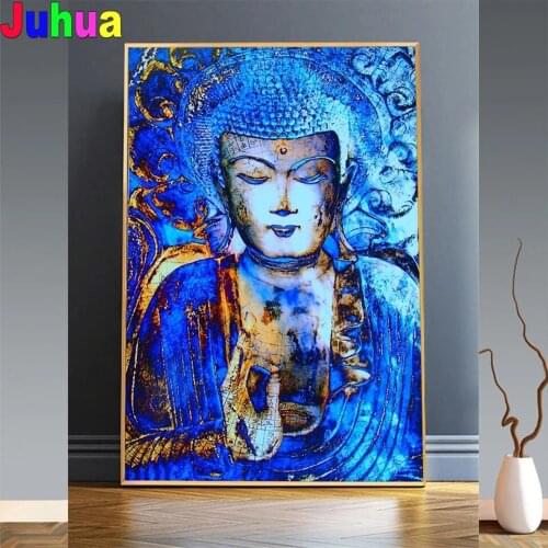 Religion Decor Buddhism 5D DIY Diamond Painting Full square/round drill buddha religious Diamond Embroidery Mosaic home decor