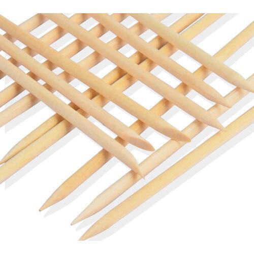 10 Pcs/Set Nail Art Design Cuticle Pusher Orange Wood Stick Sticks Cuticle Pusher Remover Manicure Pedicure Care