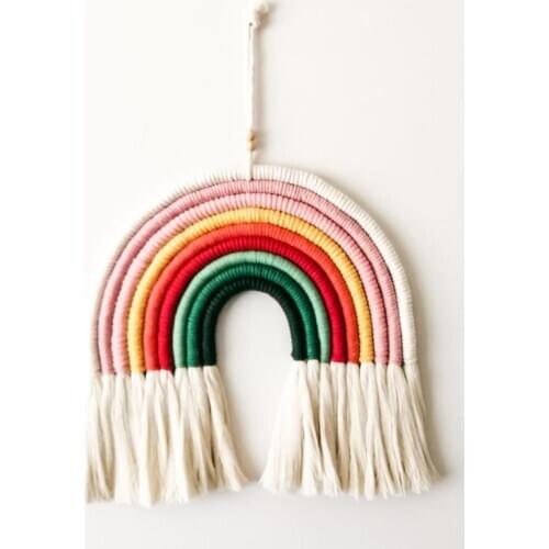 Macrame wall decoration, rainbow,kids room accessory,wall decoration,macrame design,handcrafted decoration