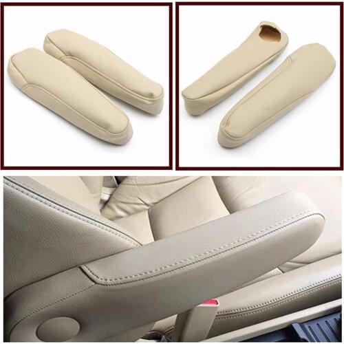 1Pair PU Leather Armrest Cover Upholstery Set for Honda for 2005 2006 2007 2008 2009 2010 Car Seat Accessories