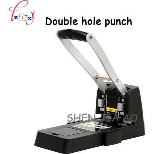Heavy duty manual punching machine 150 thick layer of labor force double hole drilling machine easy to penetrate 1pc