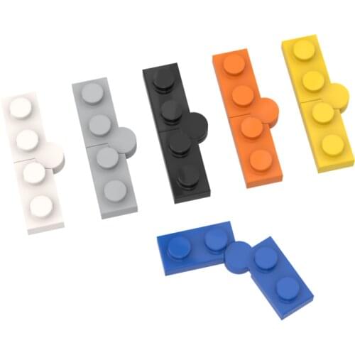 10PCS Building Blocks 73983 Hinge Plate 1x4 Swivel Bricks Assembles Particles DIY Education Parts Toy For Children Gift