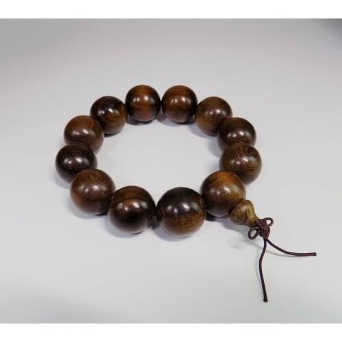 100% Natural Gold Phoebe Wood Beads Bracelet Buddhist Beads Pray Beads Bracelet For Men And Women 0024