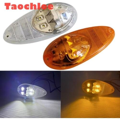 2pcs 10-30v Farol 5LED BIVOLTAJE BUS BRAZIL bus side markers lights turn signal lights FalcoOrion For Volvo bus Marcopolo bus