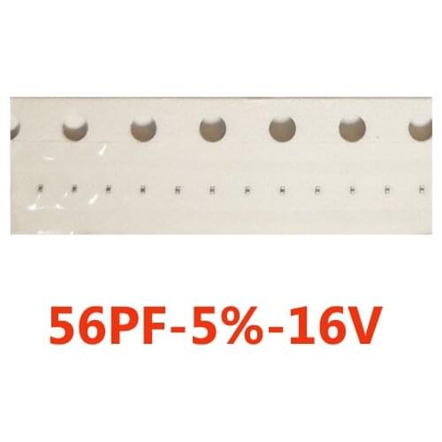 20pcs/lot C2000 C2093 C2090 C2089 C2058 56PF 16V 5% 01005 NP0-C0G capacitor for iphone 6 6plus motherboard fix part