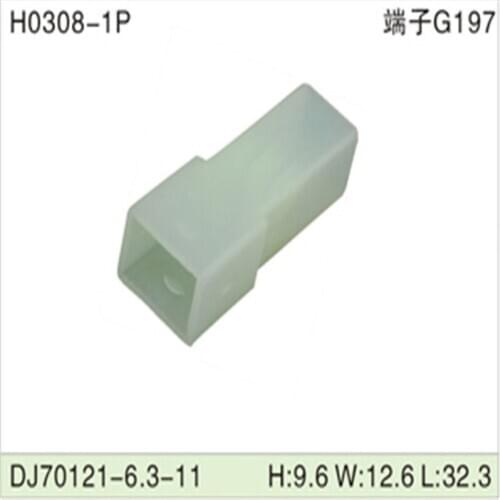 Free shipping 500 pcs Car Electronics & Motorcycle Accessories & Parts DJ70121-6.3-11 6.3mm 1Pin for Tyco automobile connector