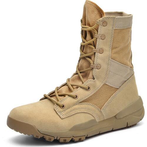 Large Size 35-47 Spring Men Women Lovers High Help Ventilation Non-slip Boots Outdoors military Camping Climbing Tactical Shoes