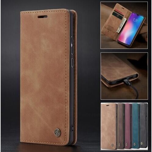 CaseMe For Xiaomi Redmi Note 8 Note8 CC9 Pro Retro Magnetic Wallet Leather Case For Xiaomi Mi Note 10 Pro Flip Protective Case