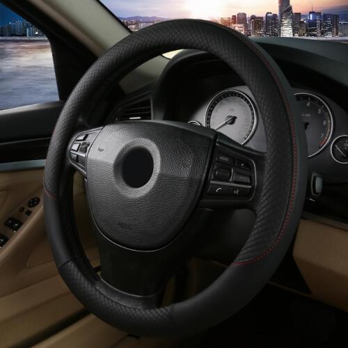 Car steering wheel cover four seasons cover on the steering wheel sports fashion set for diamter 37/38cm for ford focus 2 audi