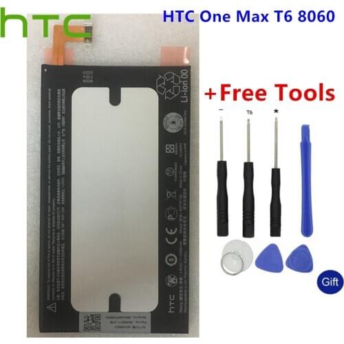 HTC Original Rechargeable Lithium Polymer Battery Use For HTC One Max T6 8060 BOP3P100 3300mAh+Free Tools