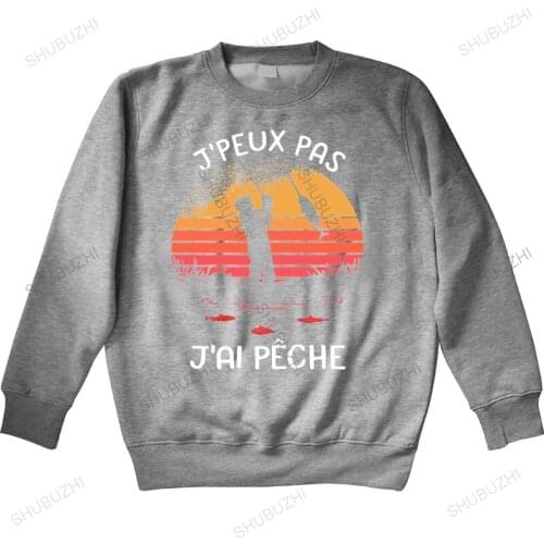 I Can Not I Have Fishing hoodies Vintage Gift For Fisherman EU Size High Quality long sleeves Crew Neck Top hoodies