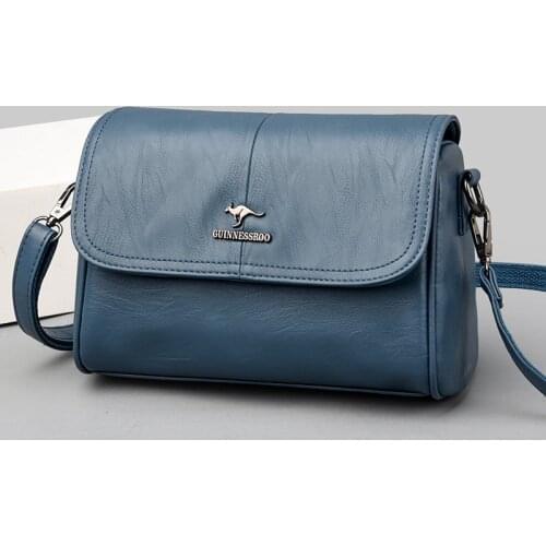 Quality Womens Bag 2021 Counter Genuine Soft Leather Ladies Shoulder Bag Casual Daily Mom Gift Female Cross Body Bag Gray