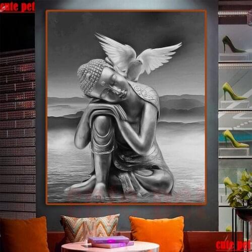 Cute pet Full Square Drill Abstract Religious Icon 5D rhinestone DIY Diamond Painting 3D Embroidery Cross Stitch Mosaic Decor