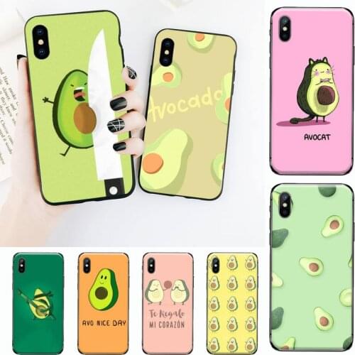 Avocado aesthetic cute fashion Phone Case for iPhone 11 12 mini pro XS MAX 8 7 6 6S Plus X 5S SE 2020 XR