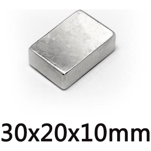 5/10/20pcs 30x20x10 N35 Strong Quadrate Neodymium Magnet 30*20*10 Powerful NdFeB Magnet 30x20x10mm Block Rare Earth Magnets