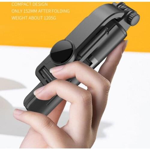 2021 NEW Bluetooth-compatible Wireless Selfie Stick Mini Tripod Extendable Monopod With Fill Light Remote Shutter For IOS Androi