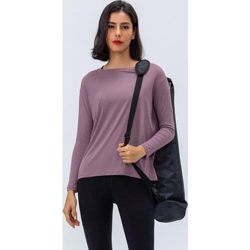NWT Women Long Sleeved Loose Breathable T Shirt Sports Flowing Tee Moisture Wicking Athletic Shirts Hem T Shirt Tunic Top