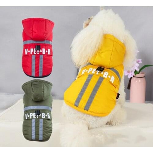 Pet Dog Clothes Reflective Vest Waterproof Jacket Pet Coat for Dogs