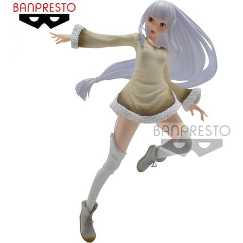 Glazovin Original Genuine BP Japanese Anime Figure Re:ZERO Starting Life In Another World Emilia PVC Anime Collectible Figurine