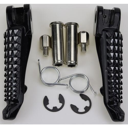Motorcycle Front Footrests Foot Rests Foot Pegs For Kawasaki NINJA 250R EX250 08-13, ER6N NINJA 650R EX650 ER6F 06-13 ZZR1400