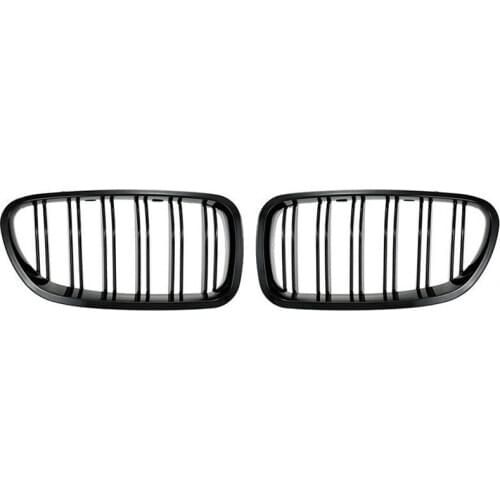 Grill Grille Gloss Black Kidney Sport for BMW F10 F18 F02 F11 M5 10-15 Dual Slat