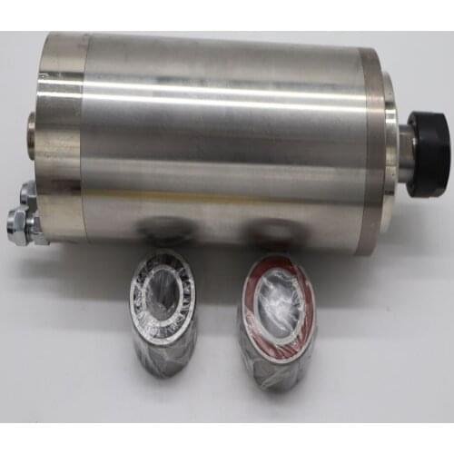 ER20 diameter 80mm 220V 24000rpm 2.2kw water cooling spindle with 4 bearing + 4 pieces original matched bearings 7005&7002