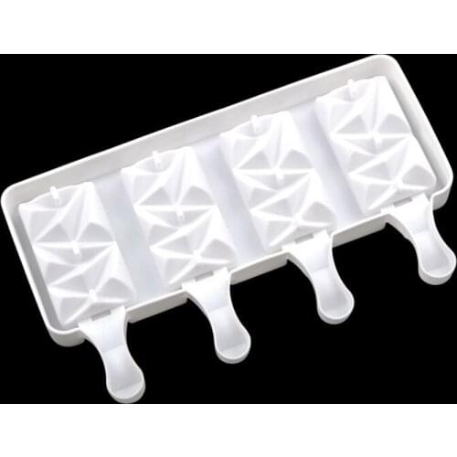 DIY silicone mold Rectangular handmade ice cream mold