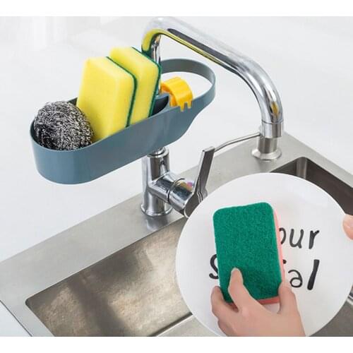 Japanese-Style Drain Rack Shelf Sink Drain Basket Storage Organizer Kitchen Accessories Multi-Function Rectangular Plastic Boxes