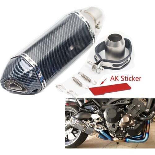 51MM Universal Motorcycle for ak Exhaust Pipe Muffler DB Killer pitbike escape For Honda CBR250 CB400 FZ400 Z750 TMAX530 trk 502