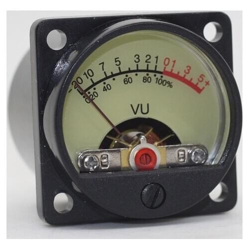 VU Meter DB Level Header Audio Preamp Power Amplifier Chassis Backlight TR-35