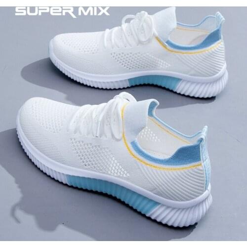 Womens shoes 2021 new fashion trend casual shoes women running shoes flying woven breathable outdoor sports shoes jogging shoes