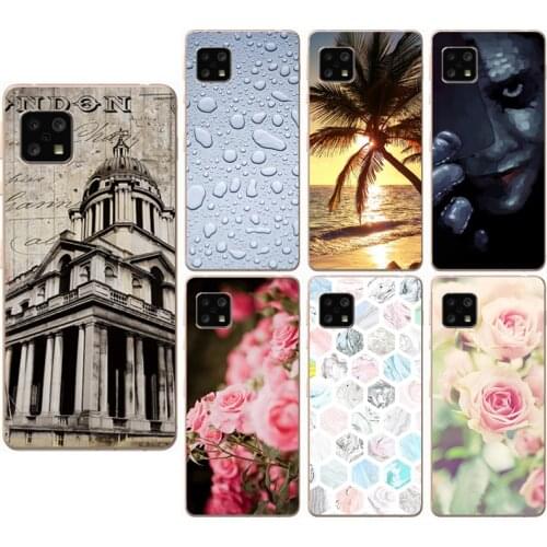 Animal Colorful Case for SHARP-AQUOS-SENSE 4 Silicone Soft Covers for Sharp Aquos Sense 4 Case Protector Baicvery Back Covers