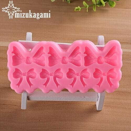 1pcs UV Resin Jewelry Liquid Silicone Mold Bowknot Resin Molds For DIY Cake Chocolates Bake Tool Making Jewelry Accessory