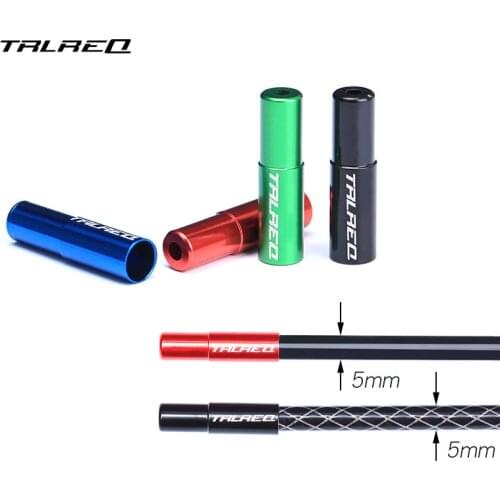 10pcs 4mm 5mm Aluminium Shift Brake Cable Cap For MTB Road Bike Colorful Cable Bicycle Derailleur Shifting Cable End Tip Caps