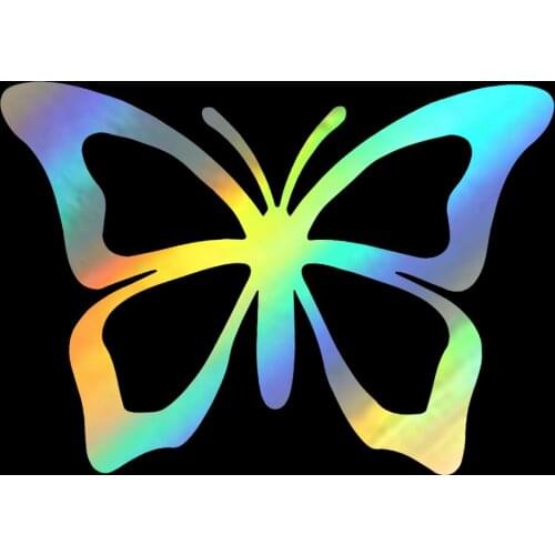 15.4CM*11.3CM Butterfly Decoration Pattern Car Door Window Car Stickers Vinyl Decal Accessories
