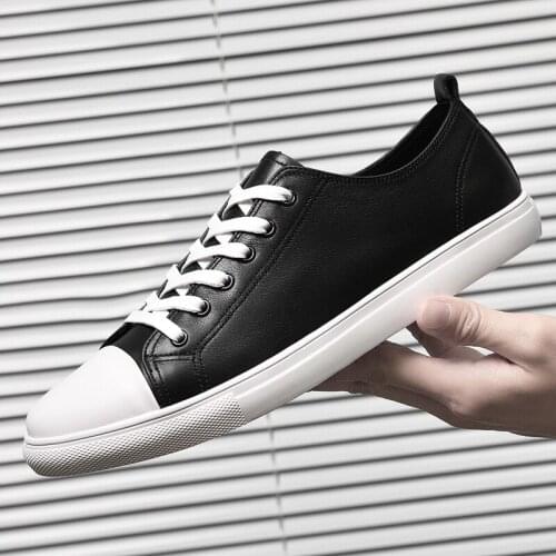 2021 Genuine Leather Men Shoes Casual Men Shoes Man Anti Slippery Flats Shoes Cow Leather Shoes