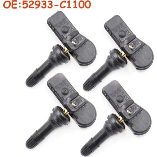 4 PCS 52933-C1100 52933C1100 For 2016 2017 2018 Hyundai Creta IX25 Tucson i40 ix35 Tire Pressure Monitor TPMS car accessories
