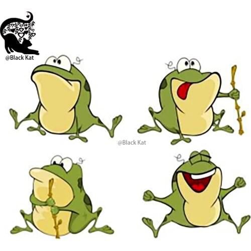 4Pcs Funny Frog Metal Cutting Dies for Scrapbooking Craft Lovely Animals Stencil Embossing Die Cuts