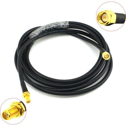 5 piece /lot 6.6ft SMA Cable Male to SMA Female Antenna Extension Connector RG58 2M