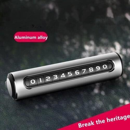 Car Temporary Parking Card Rotatable Telephone Number Plate Multifunctional Bracket Auto Styling Interior Accessories