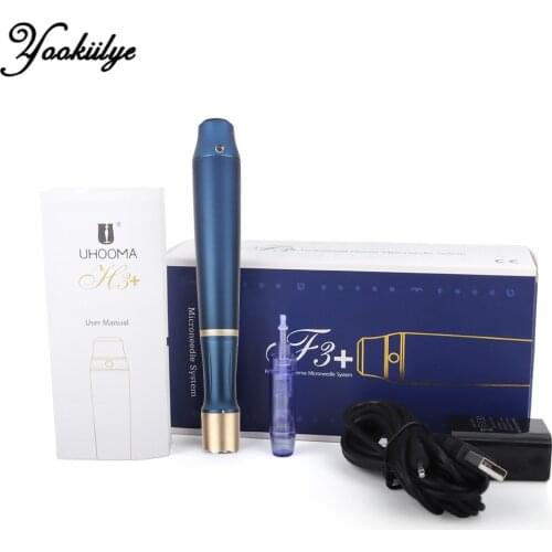 Derma Pen Microneedle Derma Rolling System Ultima H3 Wireless Microneedle Pen Skin Rejuvenation Beauty Machine with 12pin*2