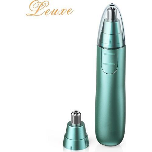 Leuxe Electric Nose and Ear Eyebrow Hair Trimmer Clipper Cleaner Facial Hair Removal Razor Shaver Skin Beauty Tool For Men Women
