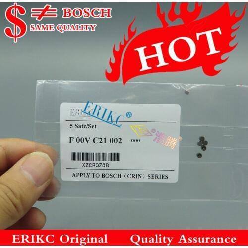 ERIKC common rail injector ball seat F 00v C21 002 ball bearings F00VC21002 suit for 0445110** injector