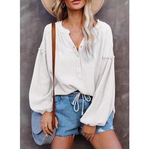 Женские модные рубашки IOWBFNYS China At AliExpress