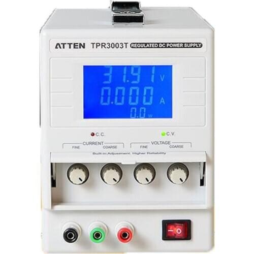 ATTEN TPR3003T 220V 30V 5A DC Power Supply Adjustable Single Channel