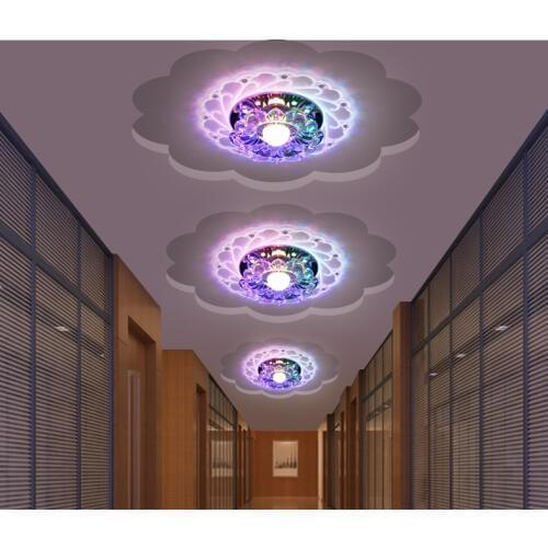 Kathy creative aisle lights corridor lamp LED downlight modern minimalist2017 crystal lamp porch lamp lights home ceiling lamps