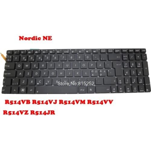 Laptop Backlit Keyboard For ASUS R514VB R514VJ R514VM R514VV R514VZ R514JR Arabia France ARFR/France FR/Nordic NE/Italian IT