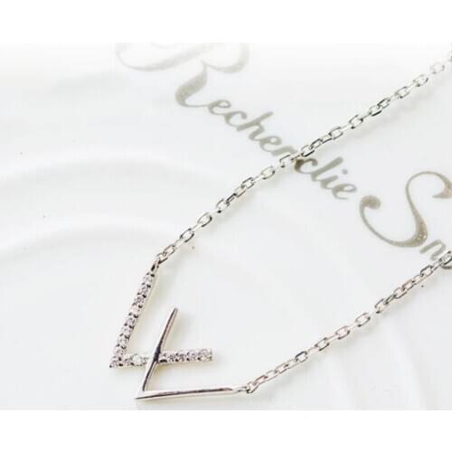 Korean Student Simple Fresh Sweet Clavicle Chain 925 Sterling Silver Temperament Personality Fashion Female Necklace SNE149