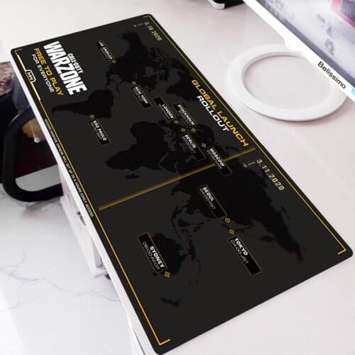 Call Of Duty Warzone Mouse Pad Gamer Gaming Pc Table Large Keyboard Mousepad Anime Computer Desk Mat Cute Gamers Accessories Rug
