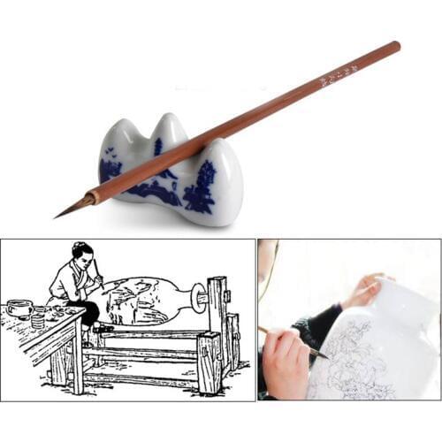 Small Hook Line Pen Pottery Tools Writing Brush Rat Whisker Coloring Painting Underglaze Paint Pens Ceramic Clay Polymer Tool